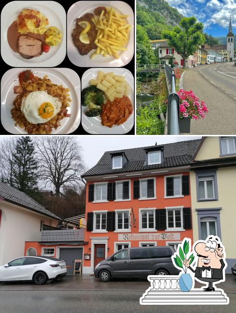 Restaurant zur Post si caratterizza per la esterno e cibo