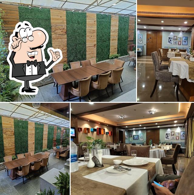 Take a seat at one of the tables at Tiffin