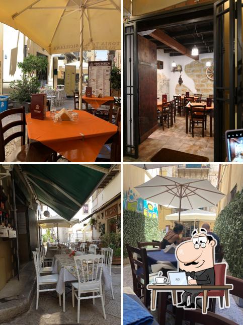 Gli interni di Trattoria Da Peppe e Franco