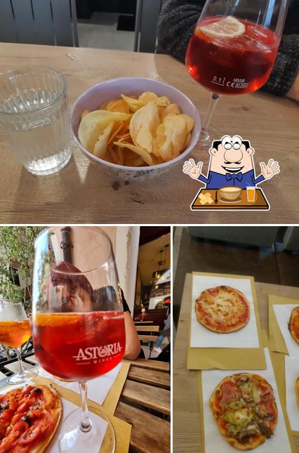 Questa è la immagine che raffigura la cibo e bevanda di Pizzeria ai Quattro Cantoni