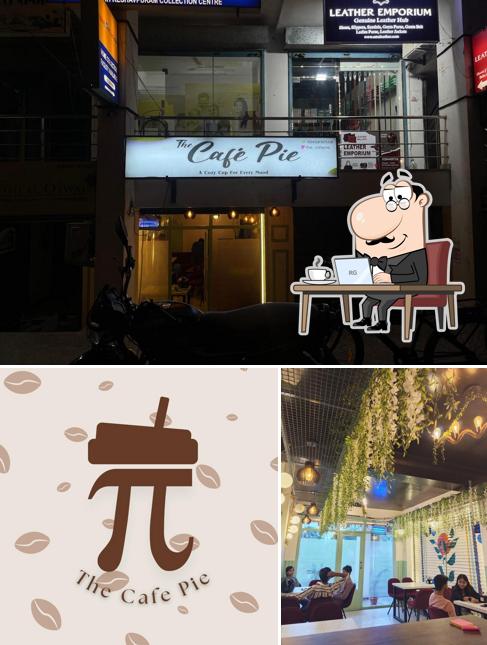 This is the image showing interior and exterior at The Café Pie