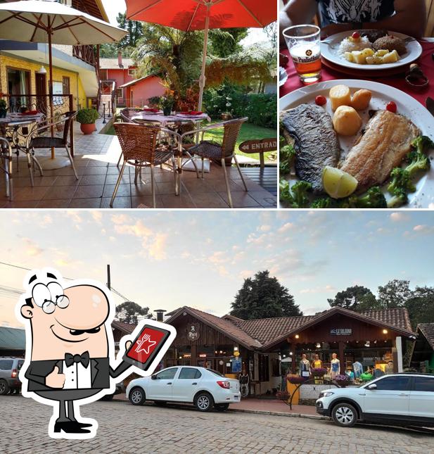 Descubra a parte externa do Restaurante Pucci