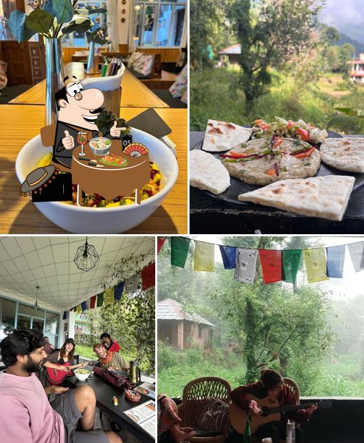 Food at The Crossover Cafe Dharamkot Vegan and Vegetarian Cafe