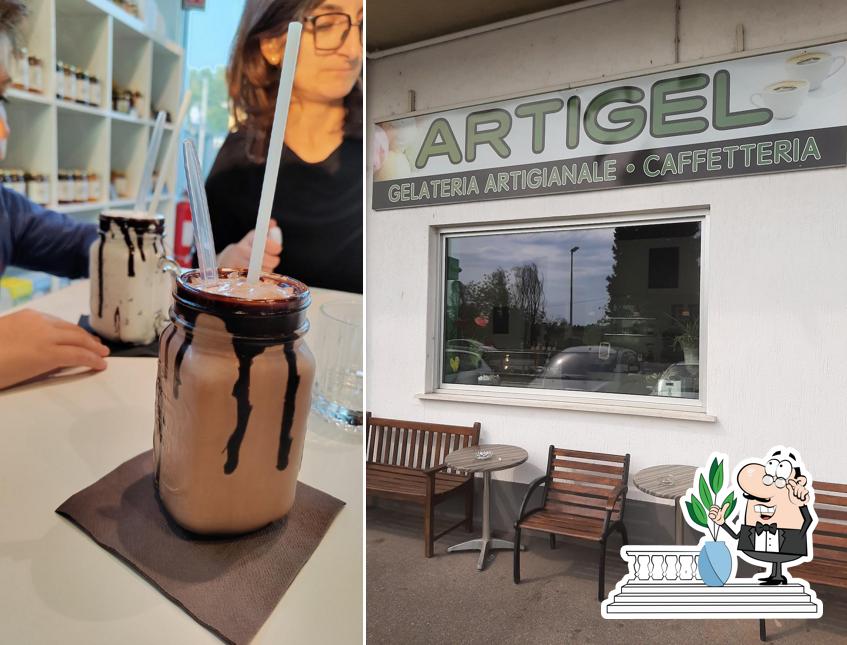 Gli esterni di Artigel Gelateria Caffetteria