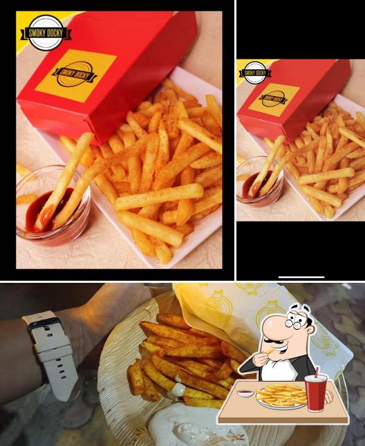 French fries at Smoky Docky Mysore