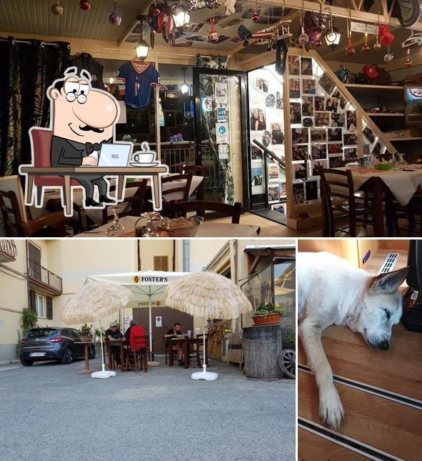 Gli interni di Trattoria del Camionista