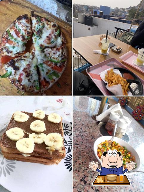 Food at Cafe blue