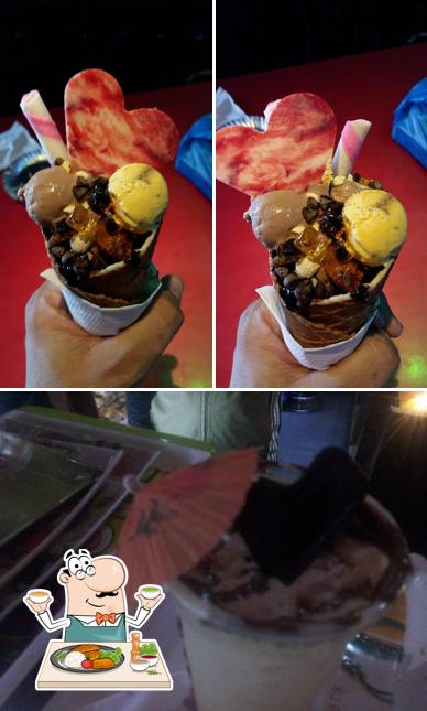 Hot N Cold is distinguished by food and beverage