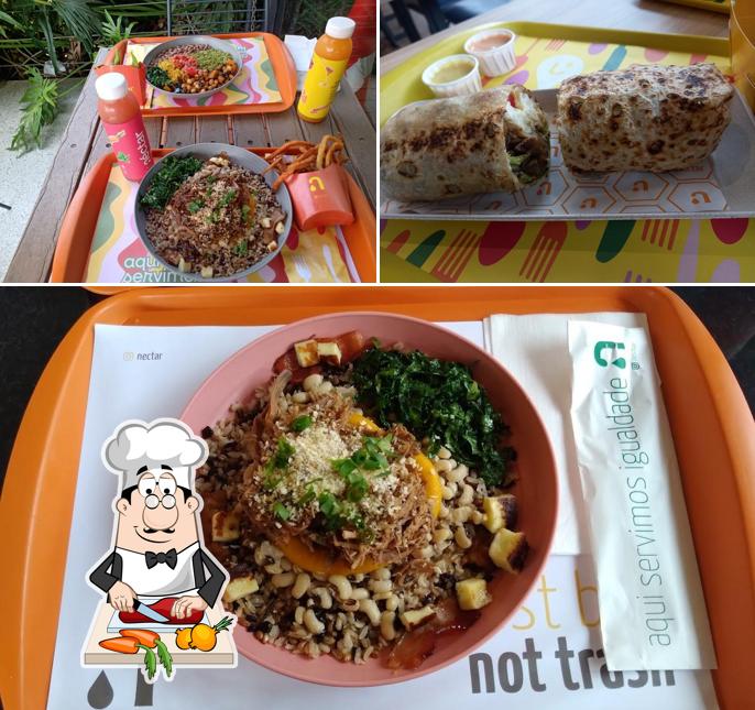 Bibimbap em Nectar Natural Fast Food - Pinheiros