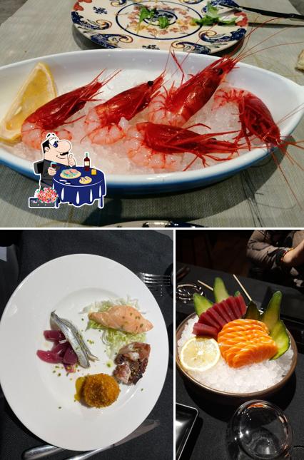 Sashimi al Atelier Doria • Osteria contemporanea