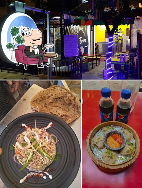 The interior of Kafe Town