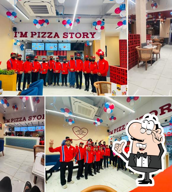 The interior of Pizza Story Kharar