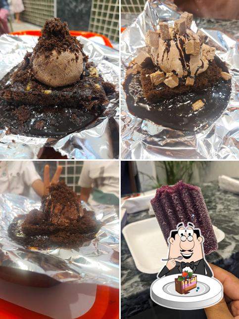 Chocolate cake at Rangoli Ice cream