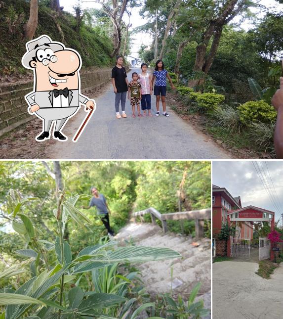 You can get some fresh air outside Beraw Tlang Restaurant