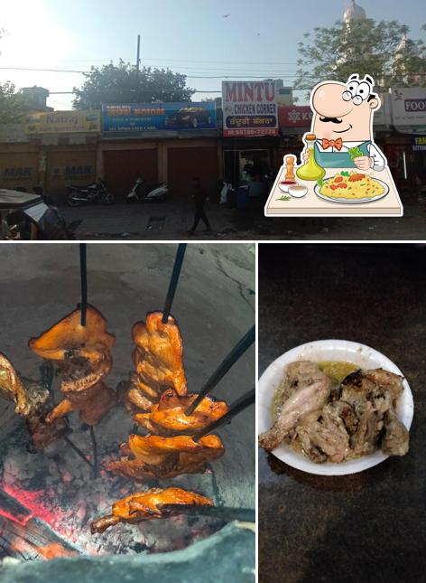 Food at Mintu Chicken Corner