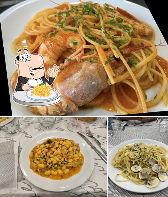 Spaghetti alla carbonara al Acanto ristorante Isca sullo Jonio