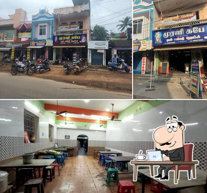 The image of Murali Cafe’s interior and food