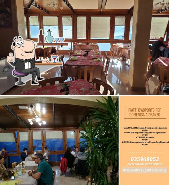 Siediti a un tavolo di Ristorante Pizzeria Sette Colli