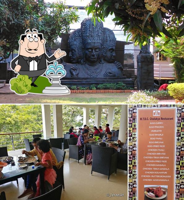 You can get some fresh air outside MTDC Elephanta Resort and Chalukya Restaurant