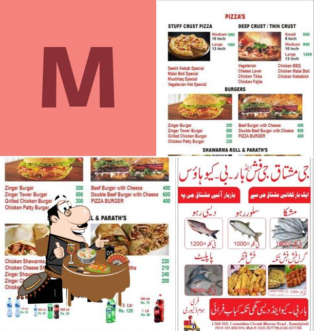 Food at Mustaque Fast Food