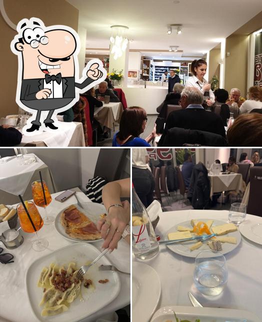 Gli interni di Osteria Della Dogana