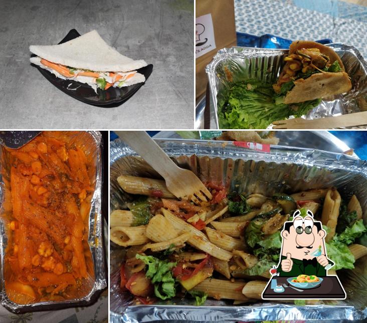 Food at Hapshi's Adda