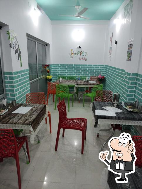 The interior of Zayka restro