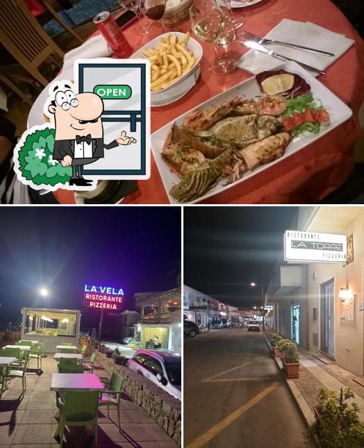 La immagine della esterno e cibo di Ristorante Pizzeria La Torre