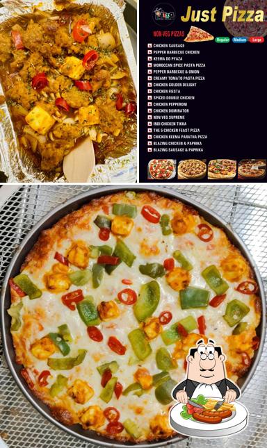 Food at Just pizza