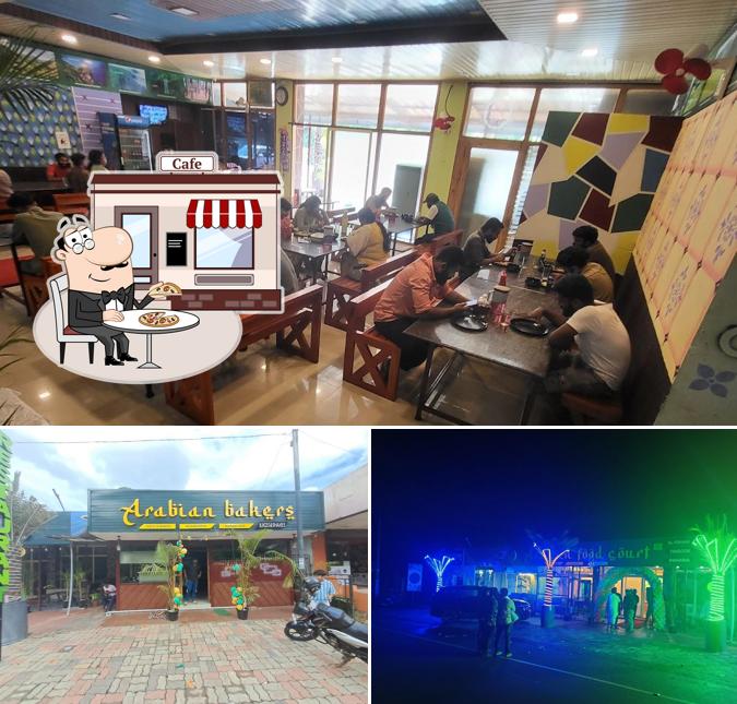 ARABIAN FOOD COURT is distinguished by exterior and interior
