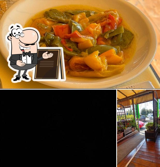 Questa è la foto che raffigura la esterno e cibo di Braccobaldo Trattoria