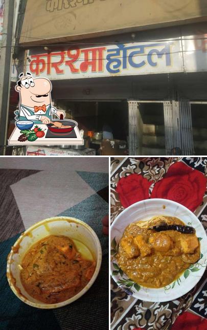 Chicken curry at Karishma Hotel
