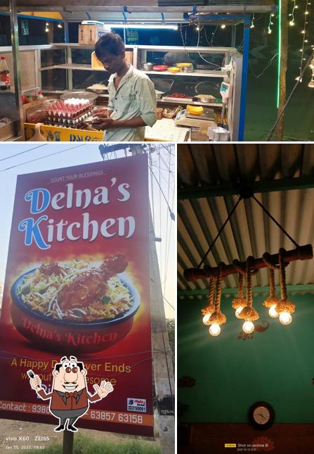 The photo of Delnas Kitchen’s food and interior