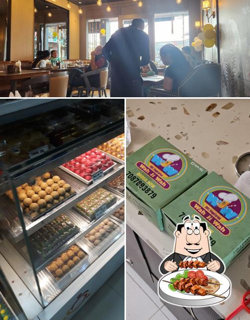 Take a look at the picture depicting food and interior at Wah Ji Wah