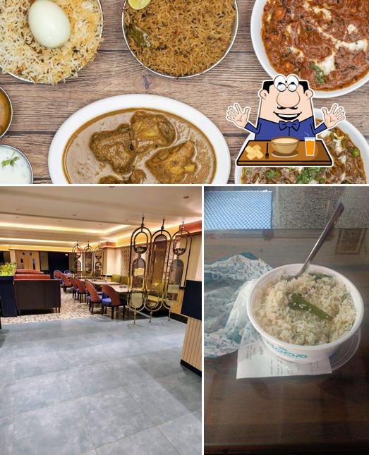 This is the image displaying food and interior at Nandhini Deluxe