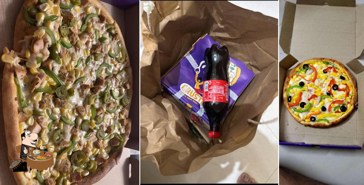 Food at Crusto's - Cheese Burst Pizza By Olio