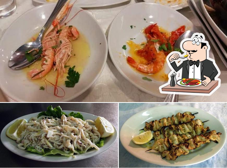 Cibo al Ristorante Laguna Blu