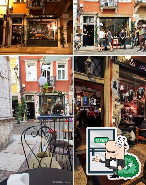 Gli esterni costituiscono una caratteristica importante di La Vie en Rose