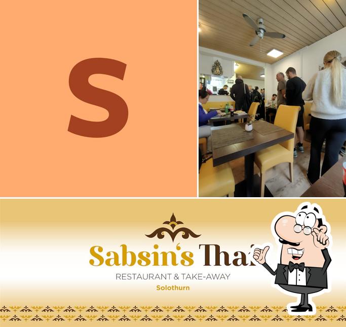 Gli interni di Sabsin’s Thai Restaurant & Take-Away