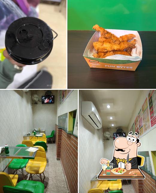 Take a look at the image depicting food and interior at Fun Bytes