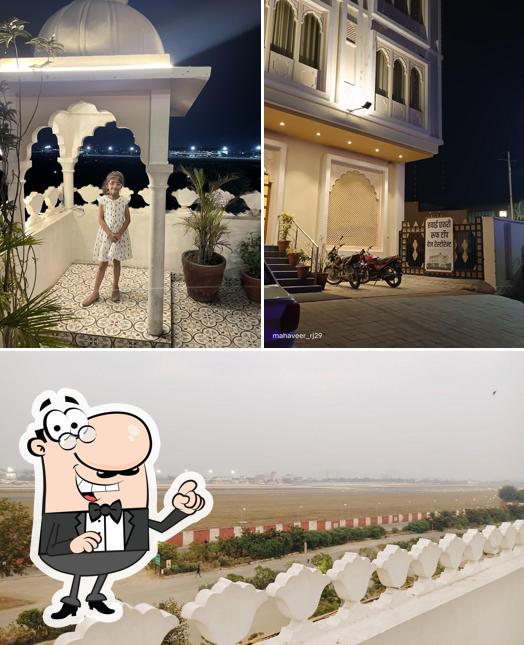Enjoy the view outside Hawai Chhatri Roof Top Restaurant