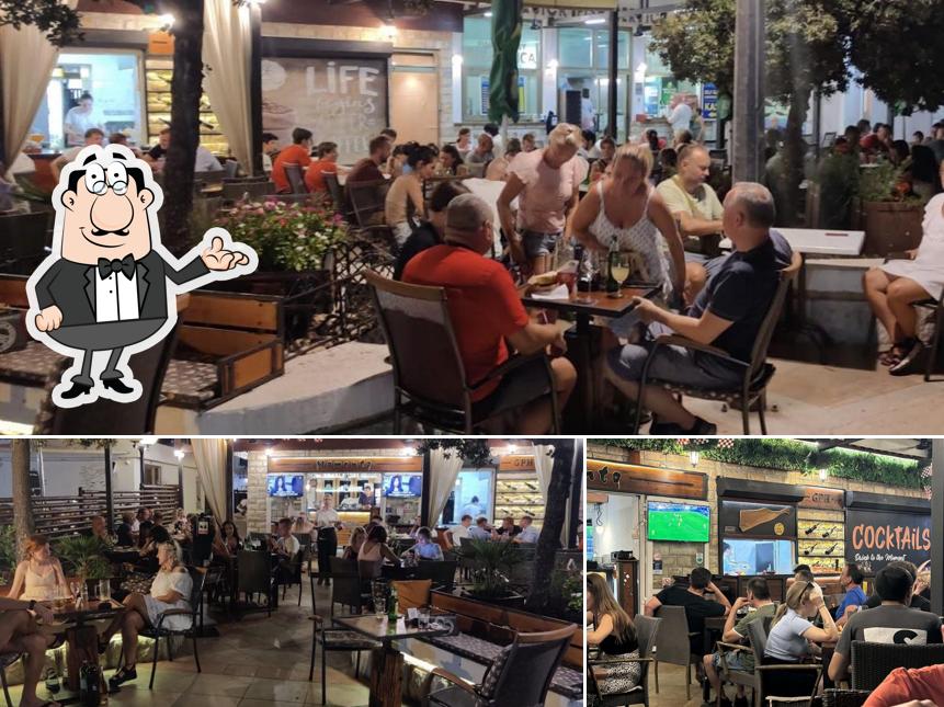 Gli interni di Momento Grill Pizza House