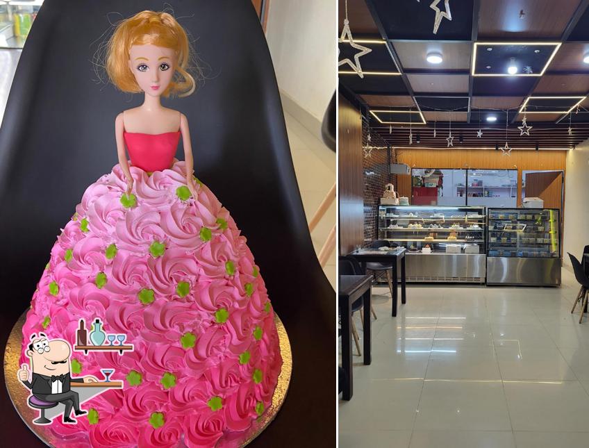The interior of Divine cakes
