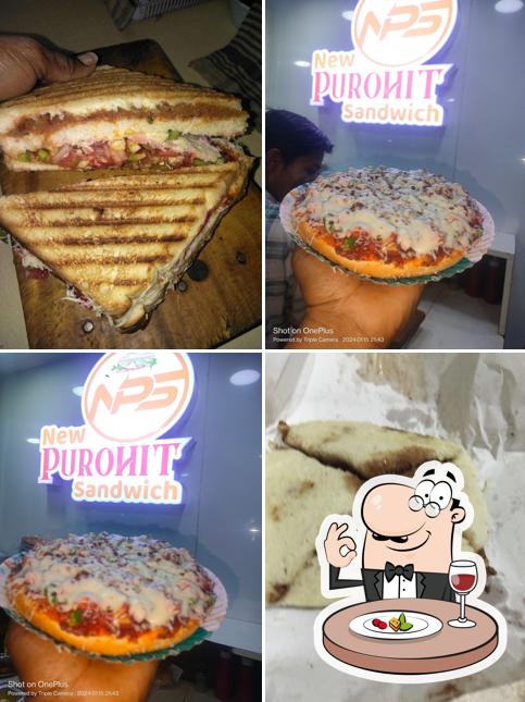 Meals at New Purohit Sandwich