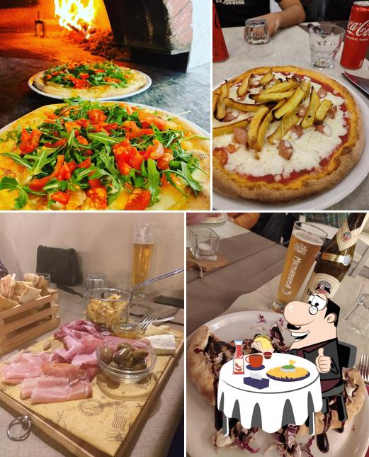 Piatto di formaggi al Pizzeria dal Pessi