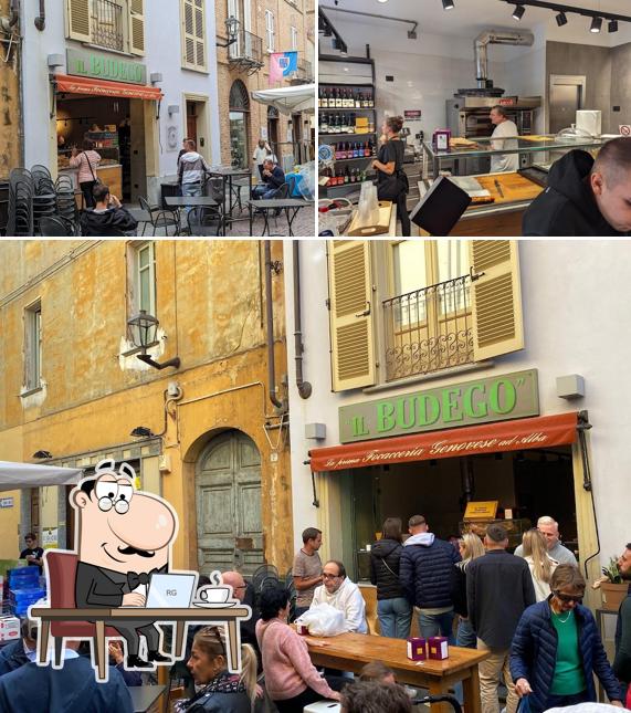 Gli interni di Focacceria il Budego