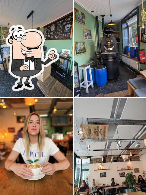 Dai un'occhiata agli interni di Tacuba Kaffeerösterei