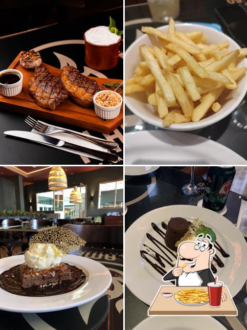Batata frita em Flame Steak House