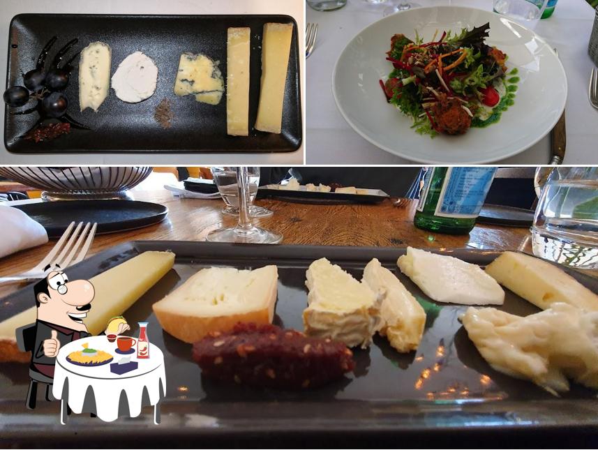 Cheese plate at Restaurant Hôtel de Ville