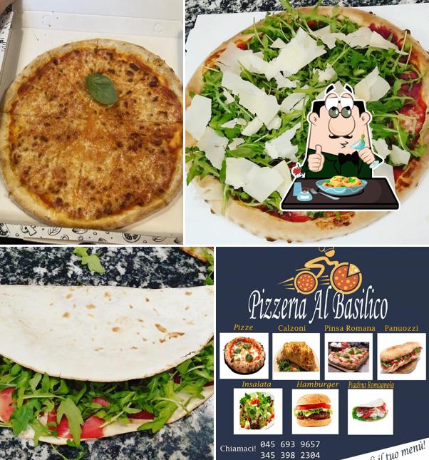 Platti al Pizzeria Al Basilico